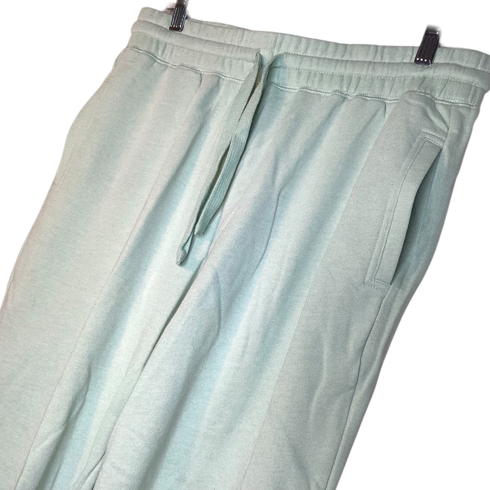 Fabletics Daria Jogger III Sage Green Recycled Terry Sweatpants L Lounge  NEW‎ - Picture 2 of 8